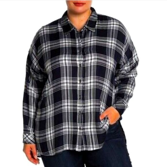 WORKSHOP PLUS PLAID SHIRT - Picture 1 of 5